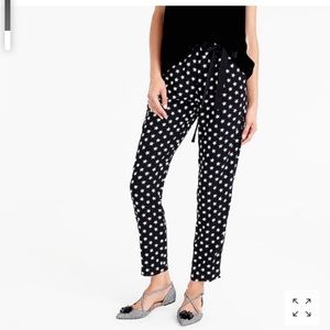 J Crew Tie Waist Star Trouser